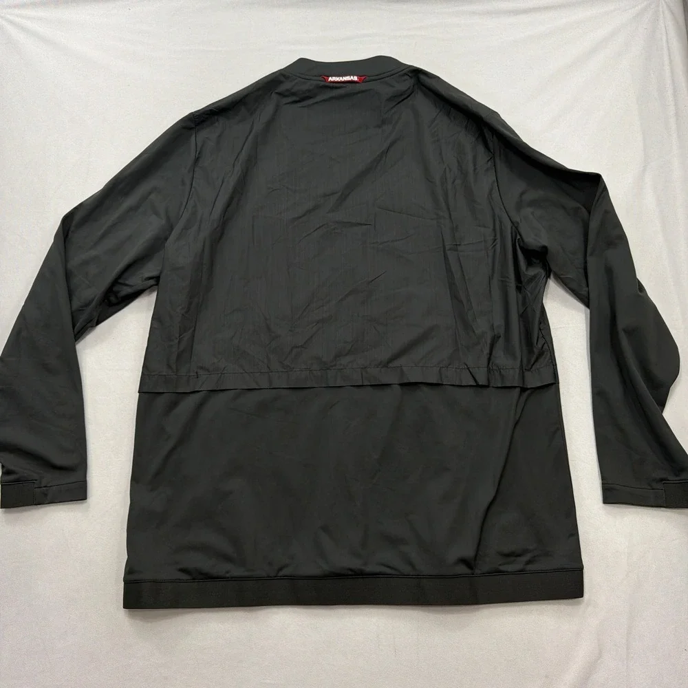 Nike Jacket Arkansas Razorbacks Sideline Full Zip Coaches Black Mens XXL